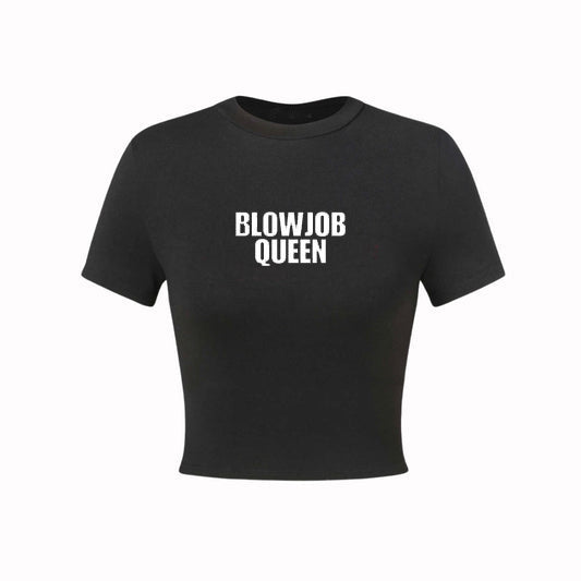 Blowjob queen Crop Top