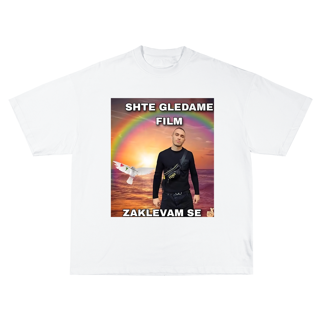 Shte gledame film zaklevam se Oversize Тениска!